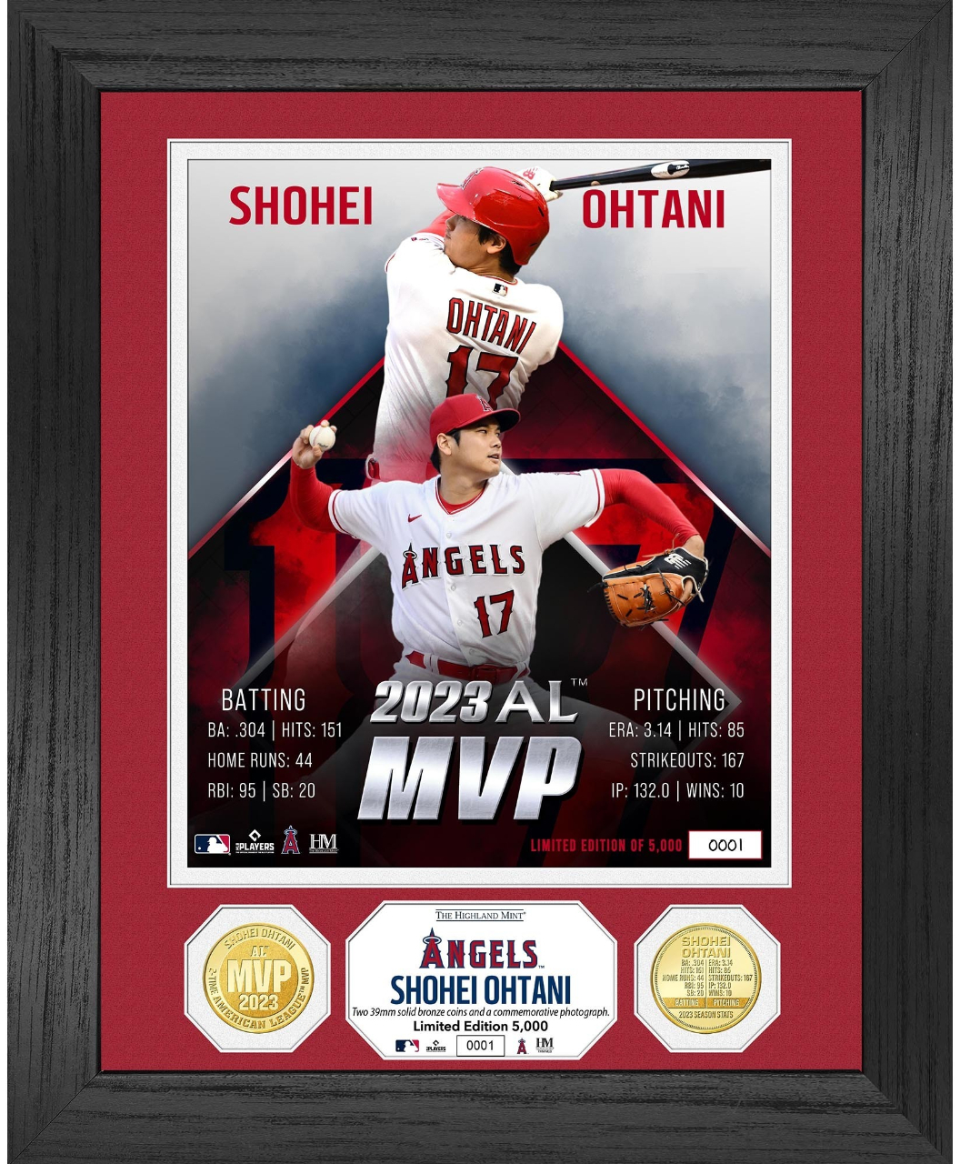 大谷翔平 Topps 2022 2021年アメリカンリーグMVP授賞式 - ベース