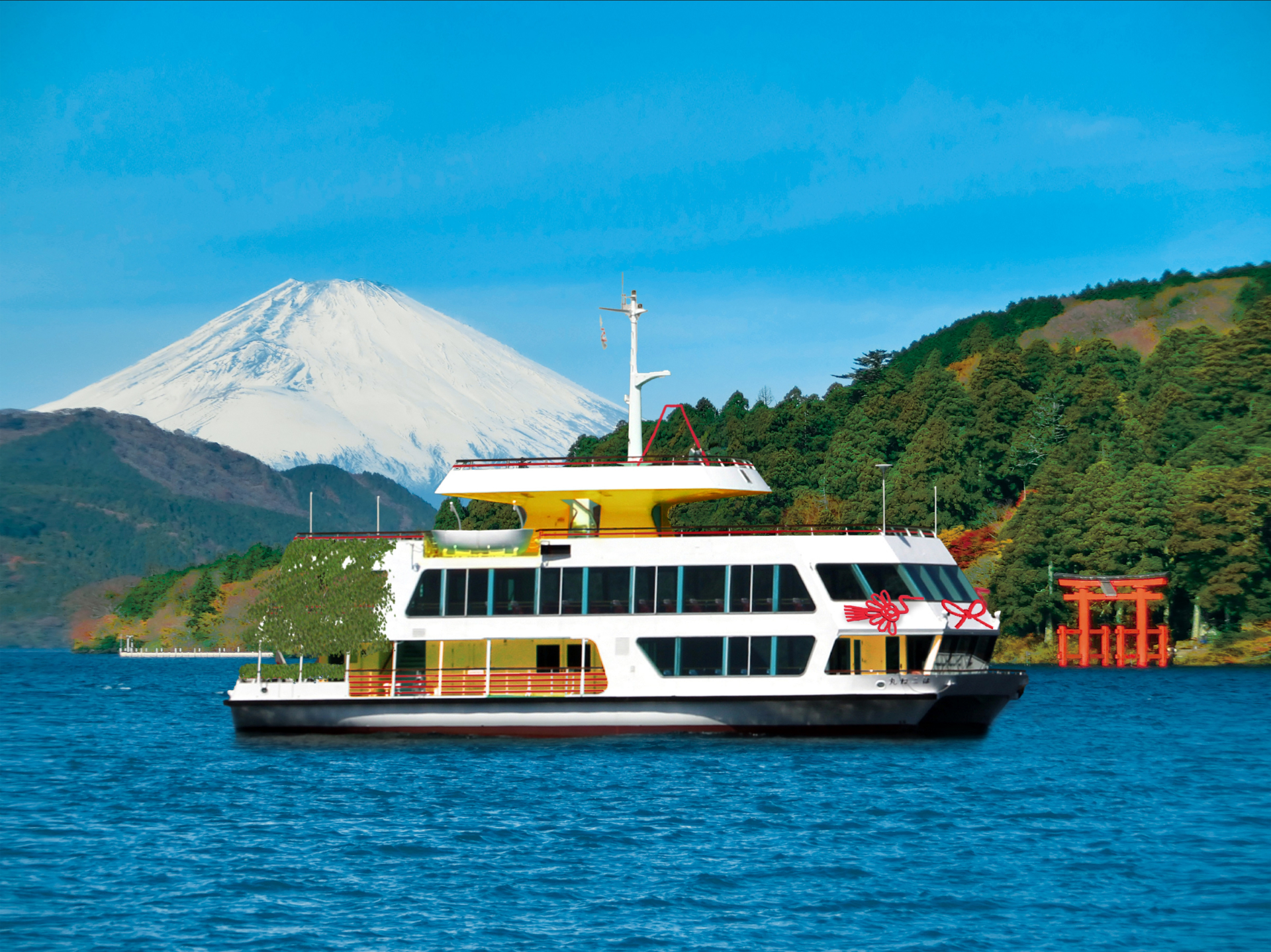箱根・芦ノ湖「箱根遊船 SORAKAZE（そらかぜ）」2月23日デビュー。天然