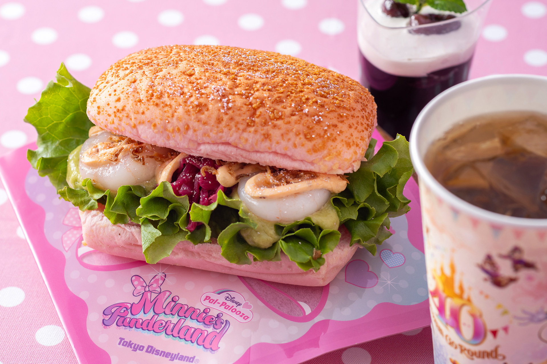 ディズニー・パルパルーザのミニーメニューはピンク！ ピンク！ ピンク