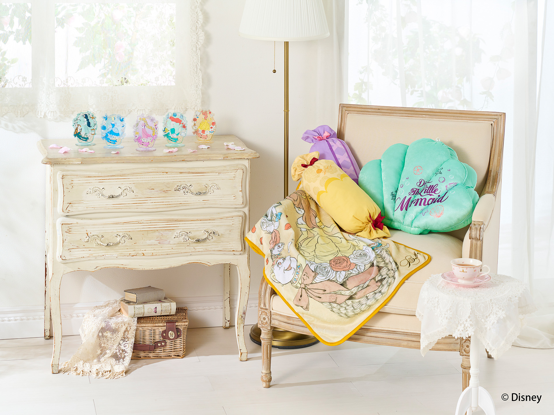 NAMCO限定のディズニープリンセス柄プライズが登場！ この冬は、お部屋