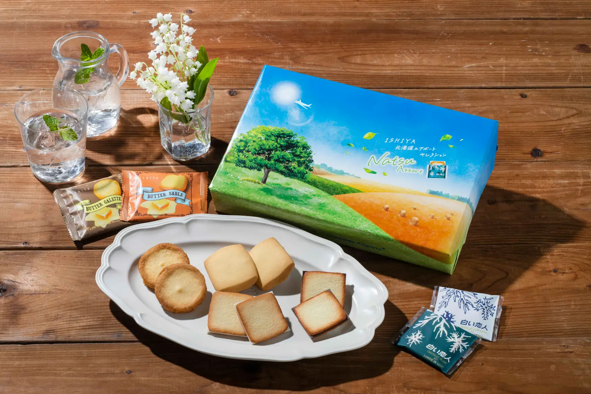 白い恋人、北海道7空港限定で2024年夏デザインのアソート「ISHIYA