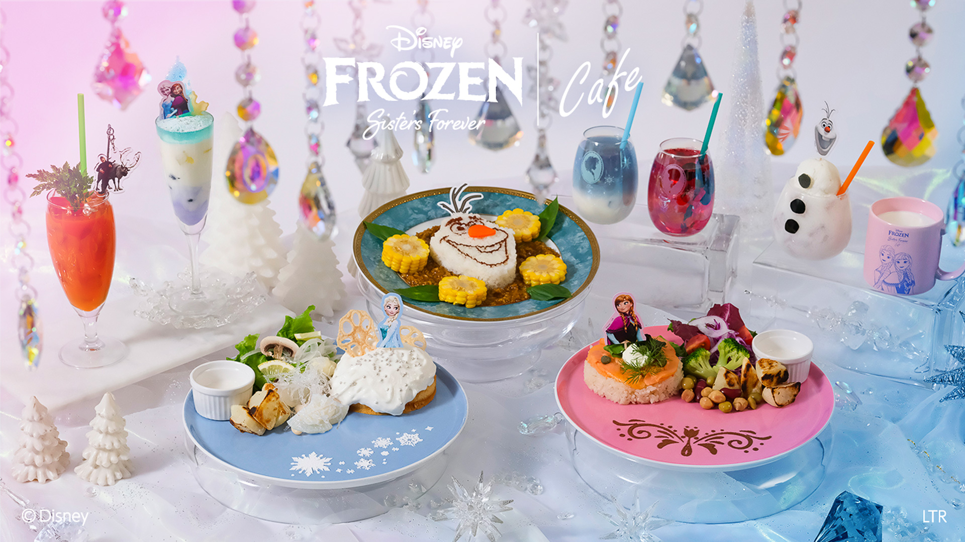 アナ雪公開10周年をカフェお祝い！ OH MY CAFEが東京・大阪で期間限定アナ雪仕様に - トラベル Watch