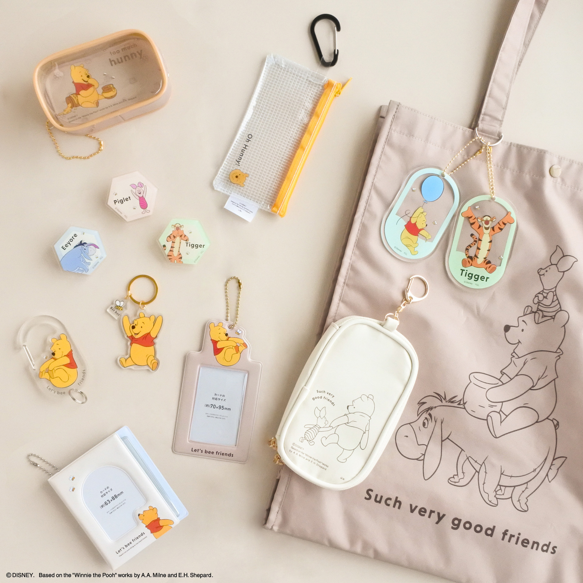 キャンドゥからくまのプーさんデザインの推し活グッズ56品登場