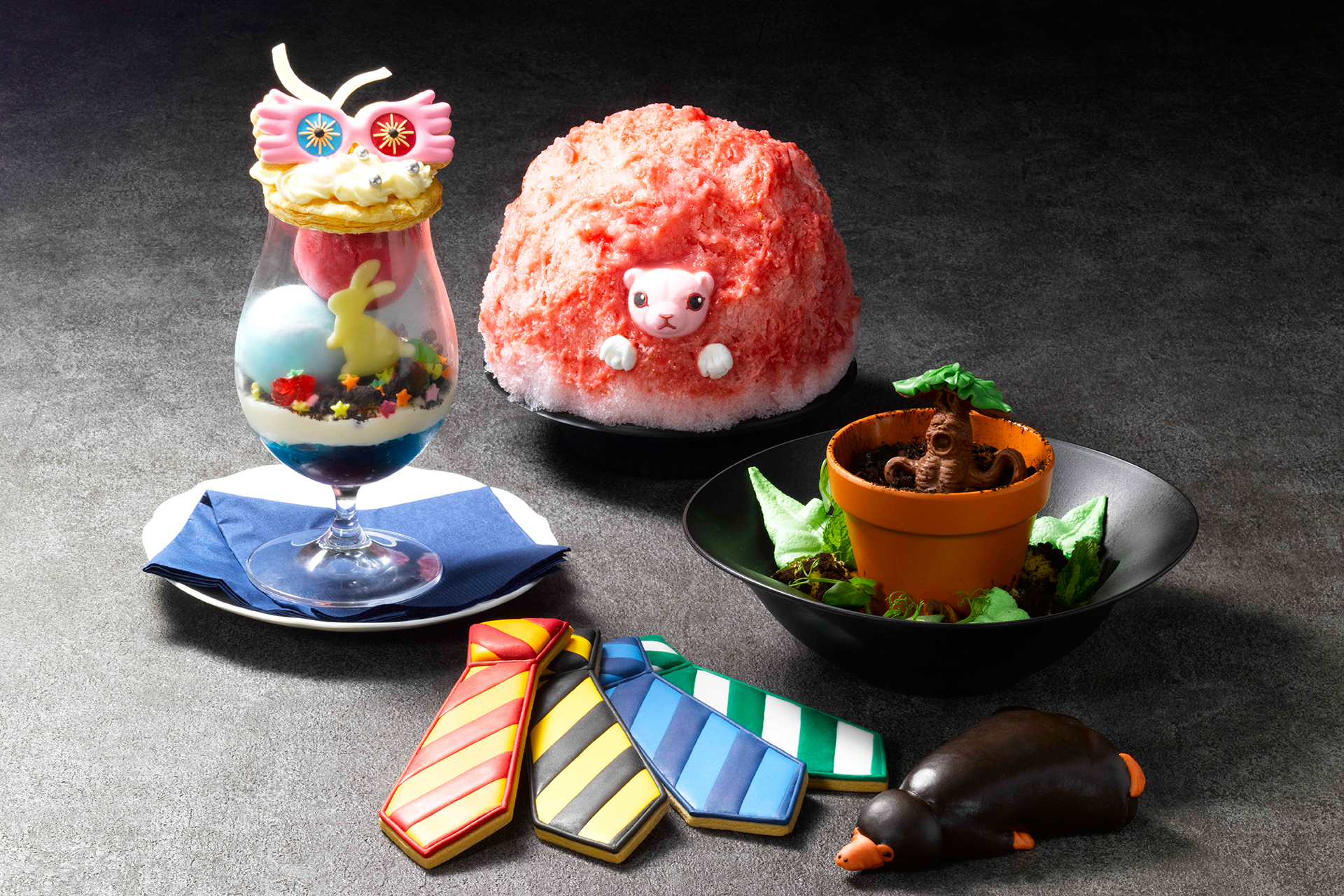 スタジオツアー東京、魔法生物をモチーフにした夏メニュー。ハグリッド