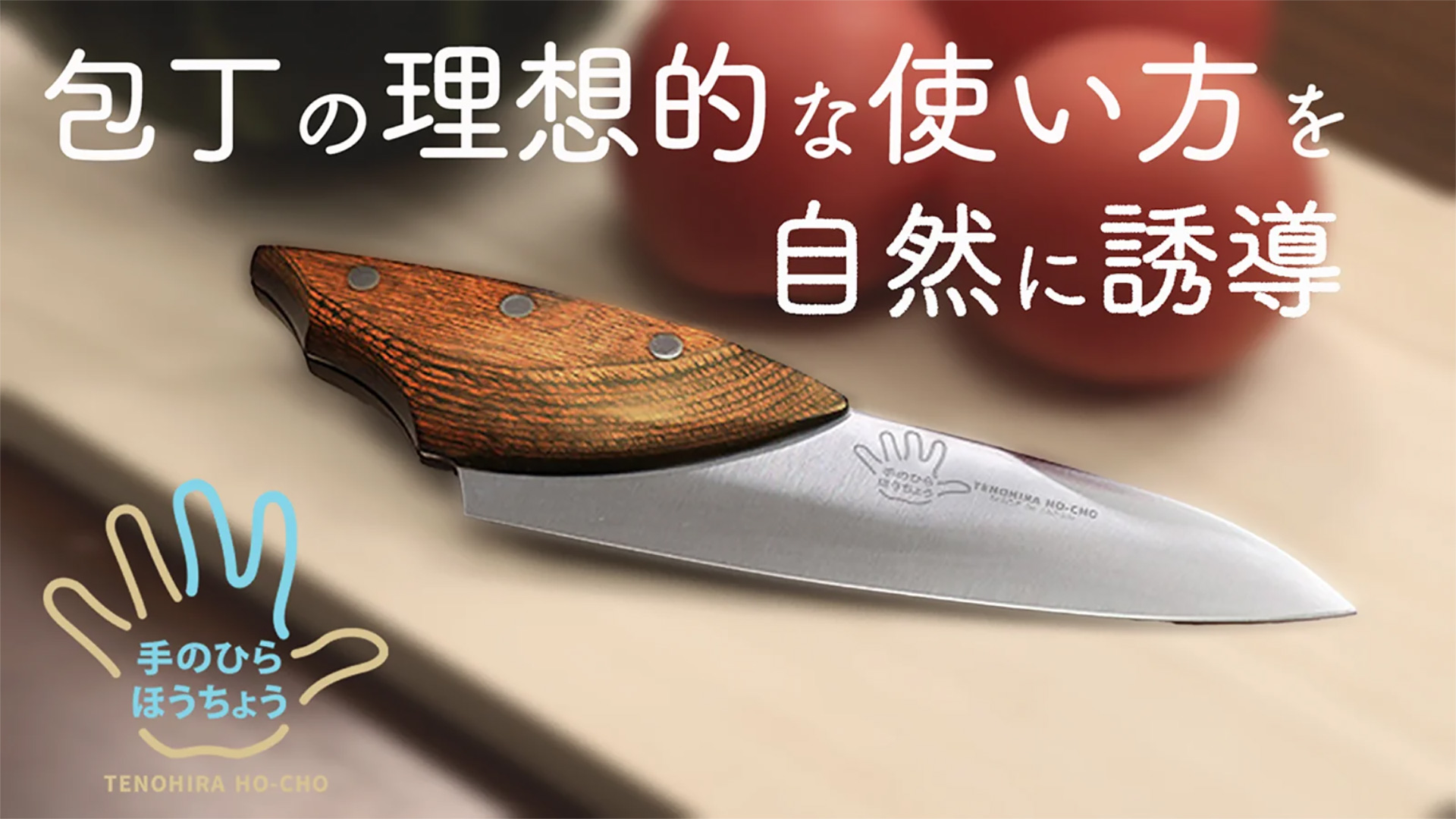 疲れにくく持ち運びもできる「手のひらほうちょう」。料理研究家が人間