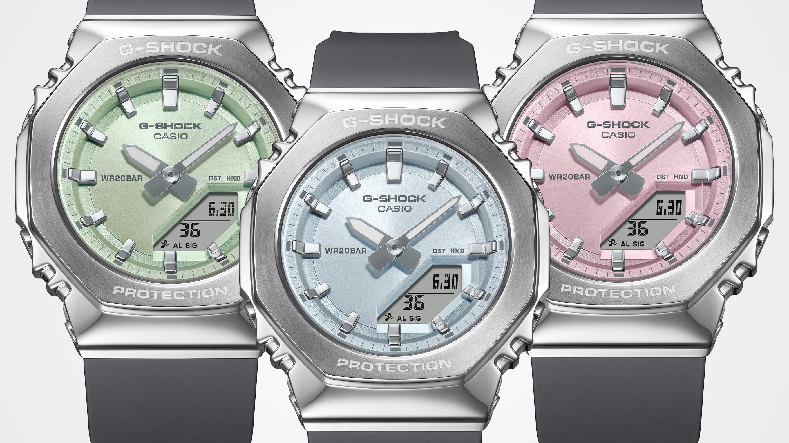 G-SHOCK、八角形フォルムにメタルをまとってミニマルな「GM-S2110