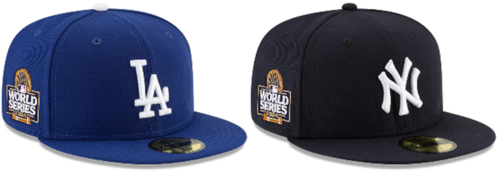 ニューエラ、MLBワールドシリーズ2024公式選手用キャップ「59FIFTY」。ドジャースとヤンキース - トラベル Watch