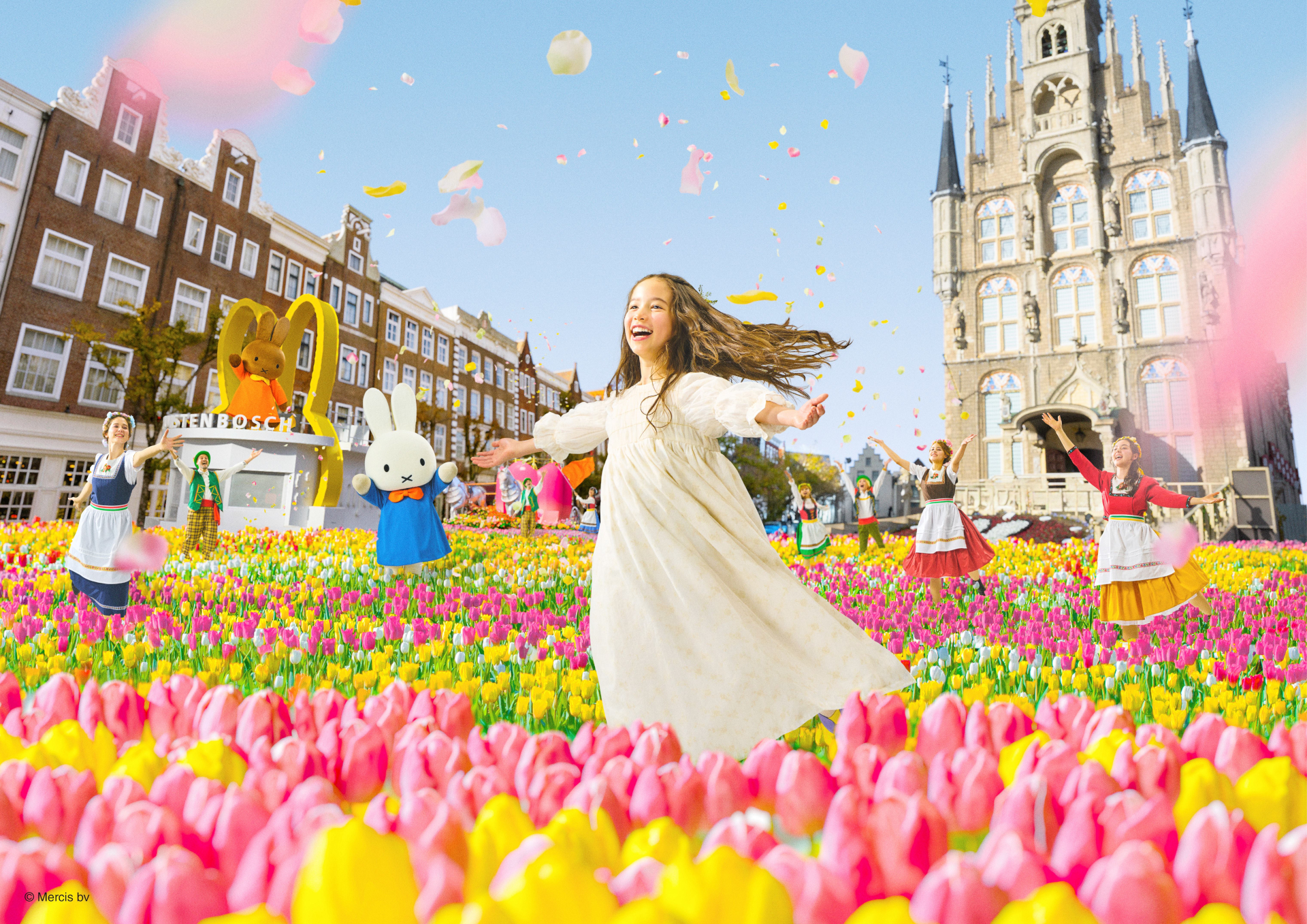 ハウステンボス、春限定「ミッフィー」新パレードを発表。花火×音楽