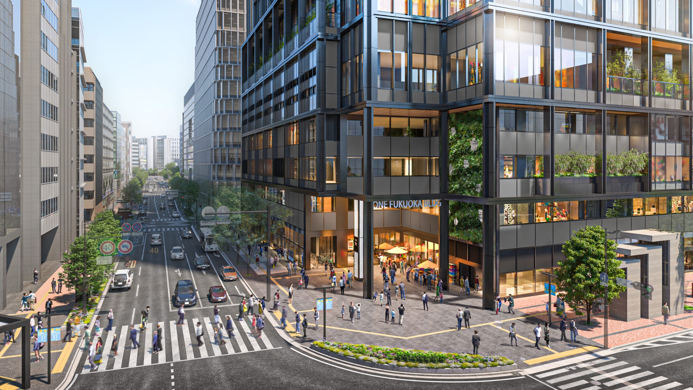 4月開業「ワン・フクオカ・ビルディング」126店舗、詳細発表。福岡初