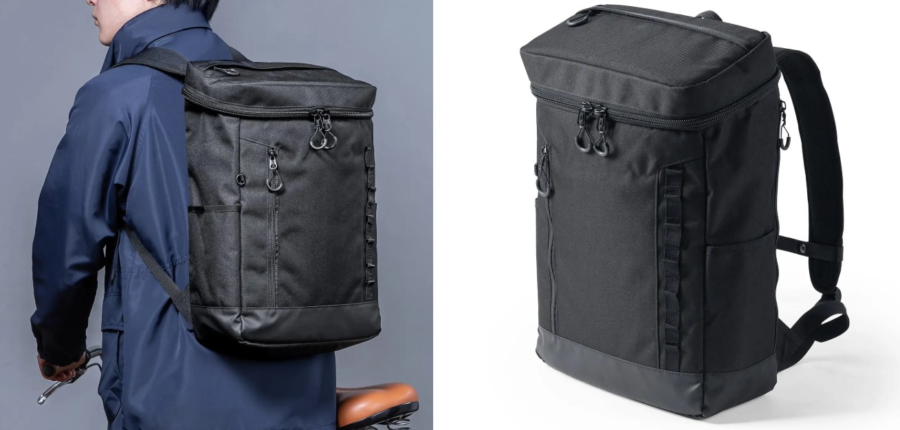 サンワサプライ、ロゴなしデザインの26Lバックパック。小物ポケット