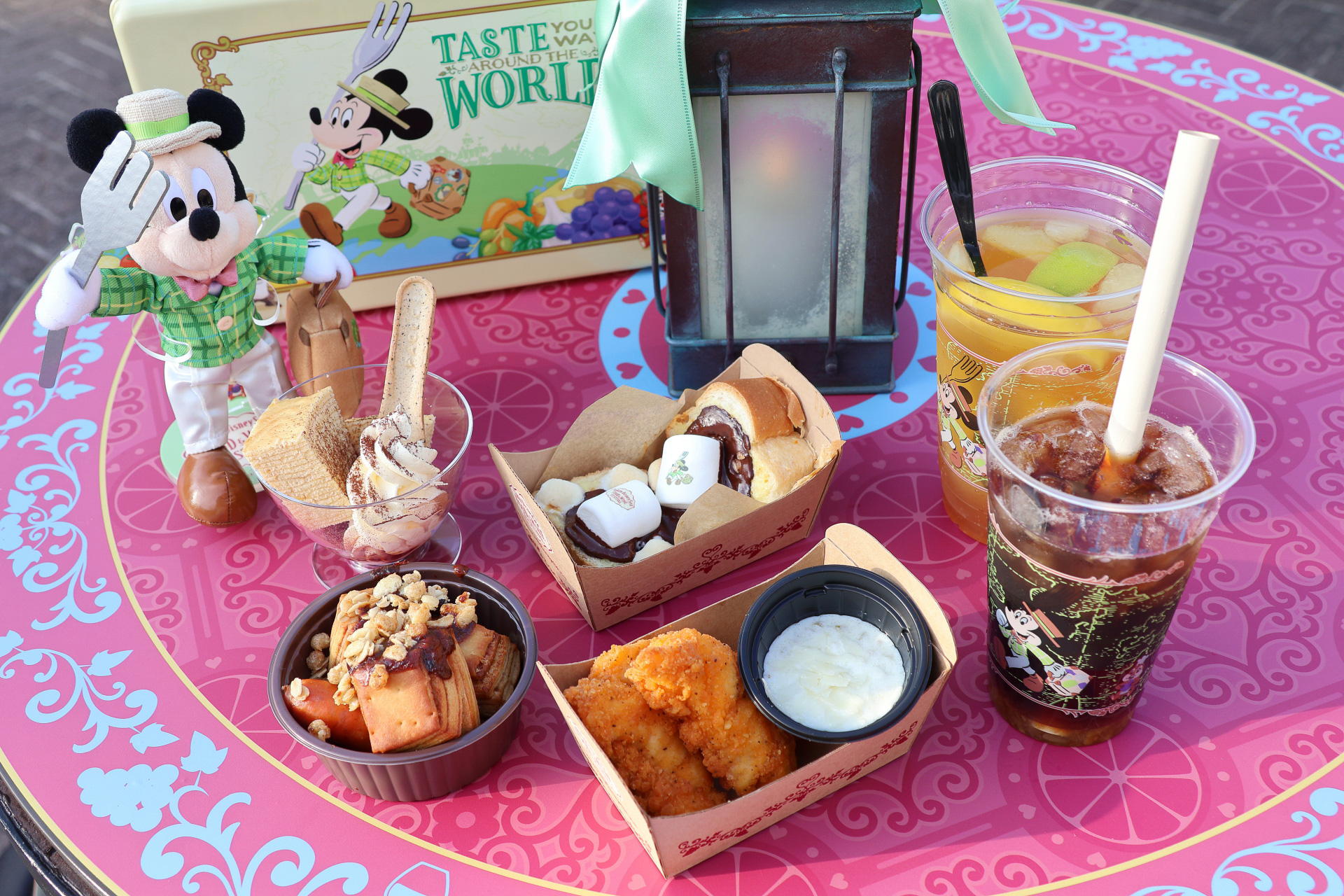 ディズニーシーの食の祭典はフルグラや午後ティー、ダブルソフトと