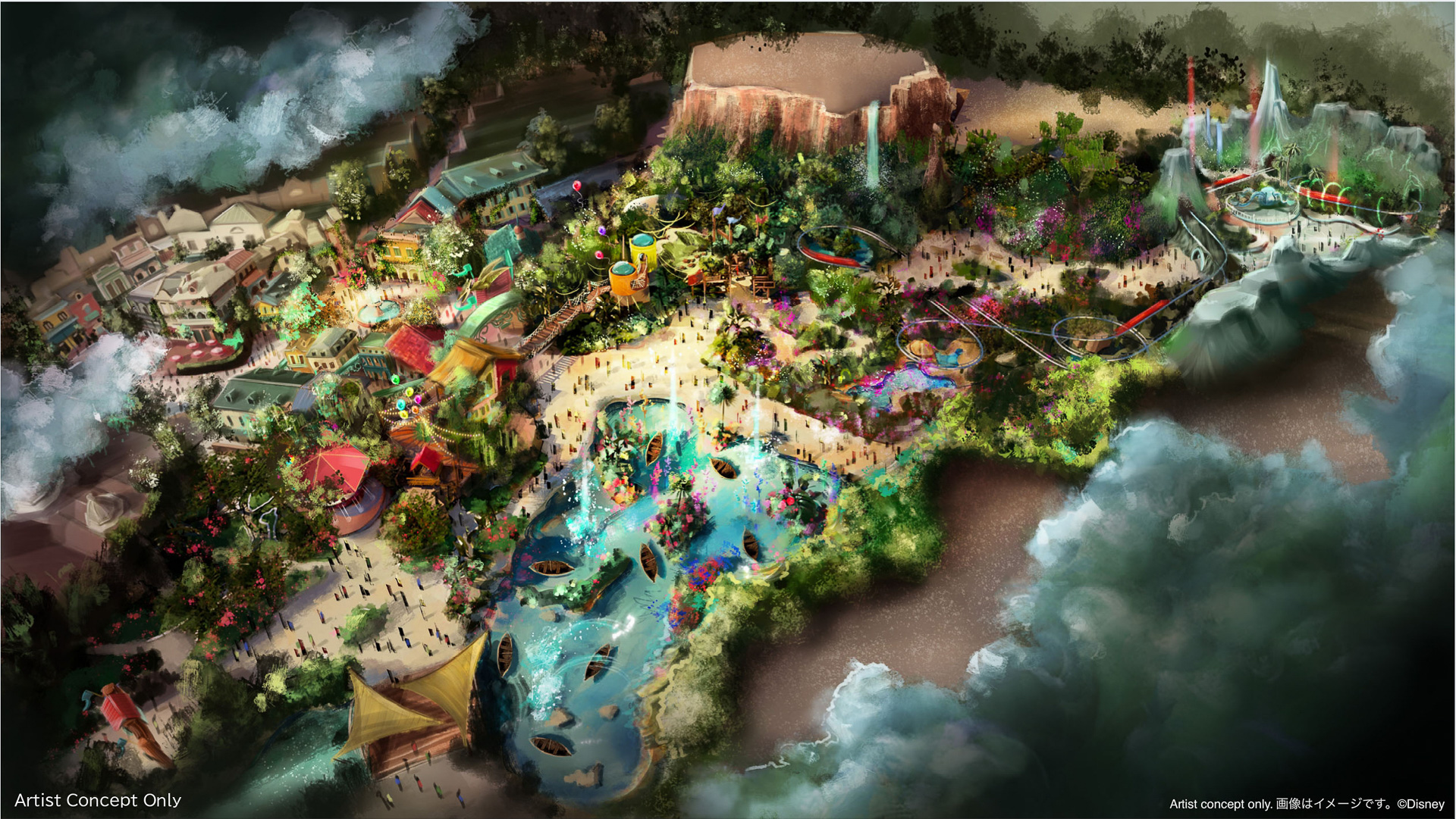 東京ディズニーリゾート、エリア刷新の構想イメージを公開。“用地の
