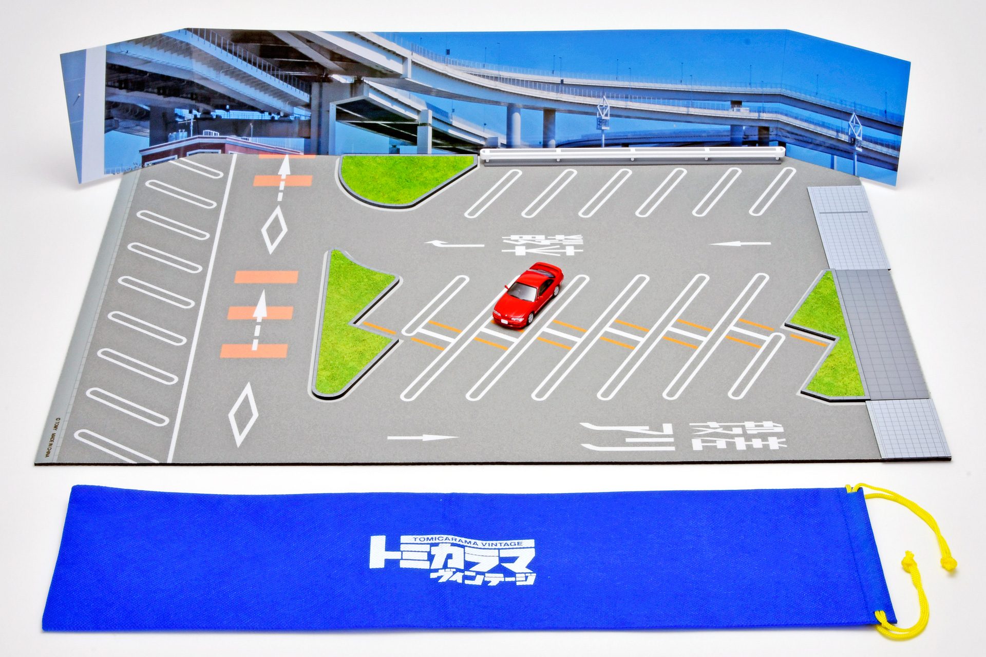 首都高×トミーテック、大黒PAを再現するジオラマ発売。95年式シルビア