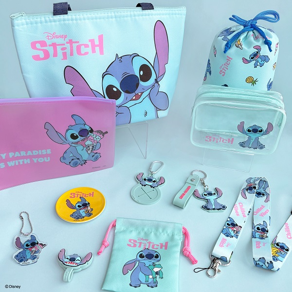 キャンドゥ、初登場「スティッチ」グッズ。保冷バッグやカラビナ付き