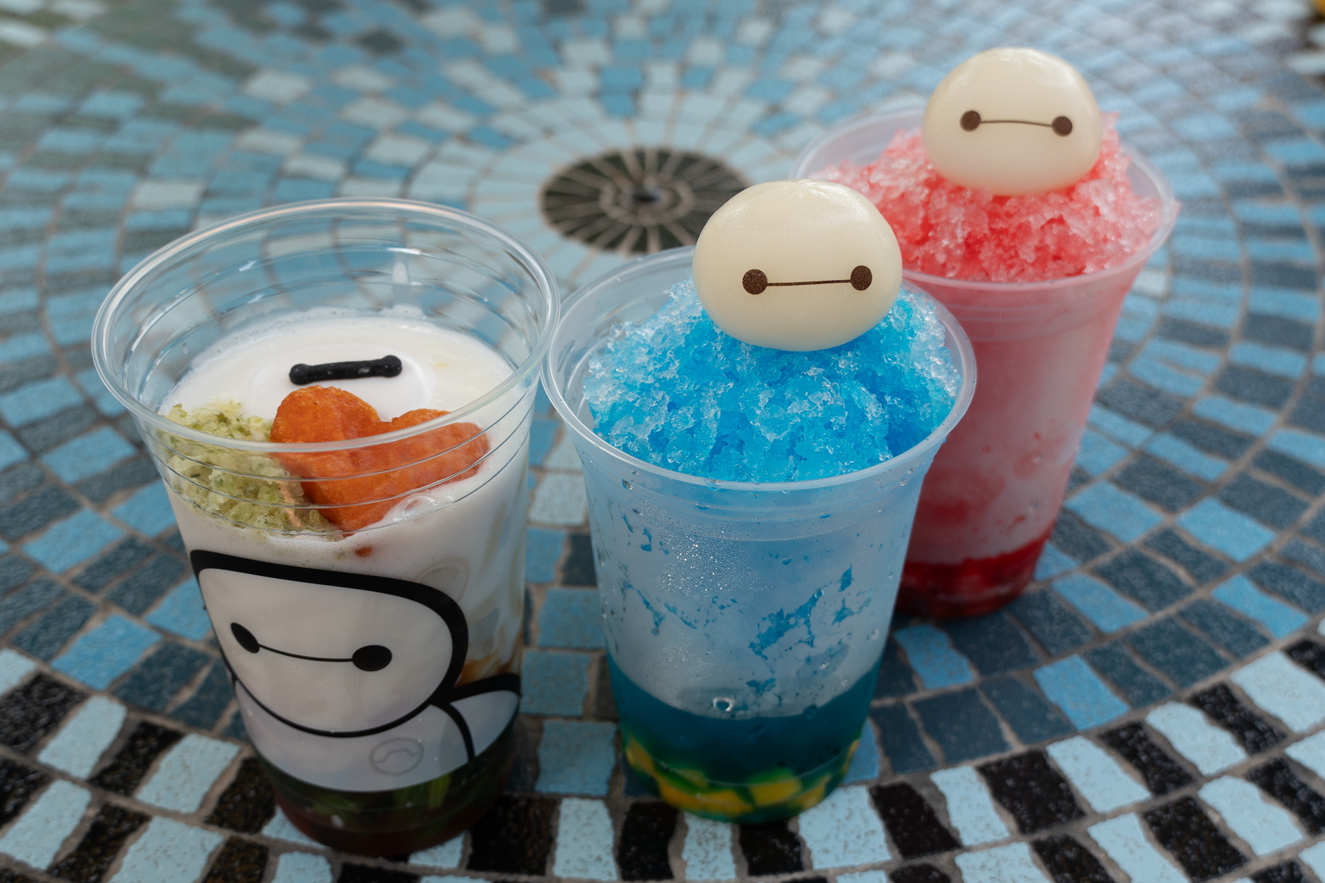 ベイマックスまん乗せかき氷、クールダウンうどんを食べてきた