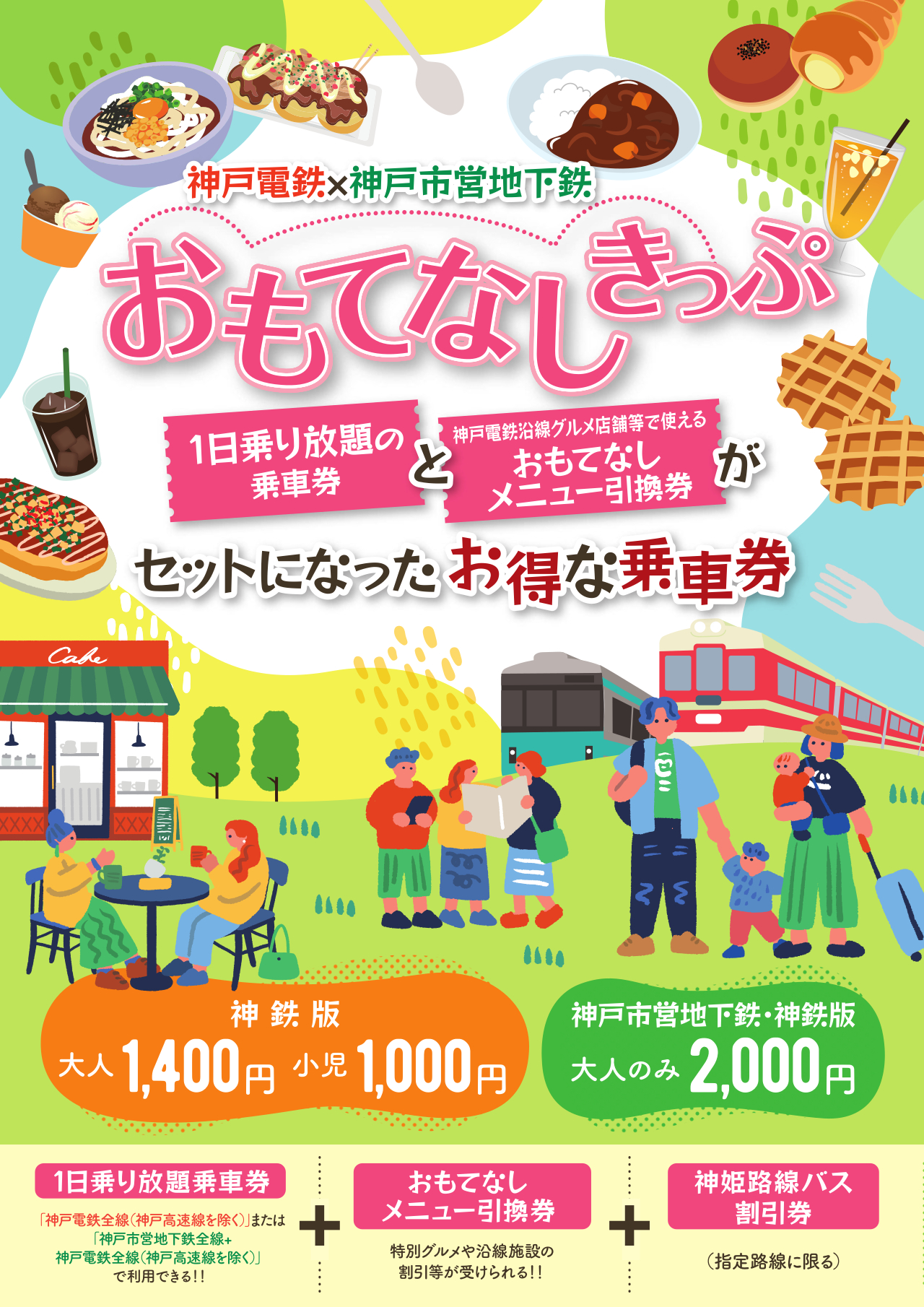神戸電鉄「おもてなしきっぷ」今年もはじまる。1400円で乗り放題、沿線