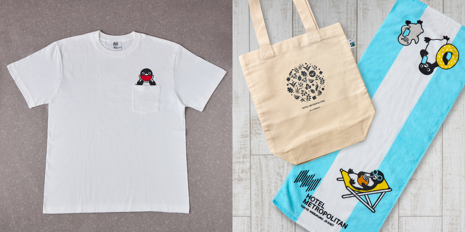 Suica ペンギン タオル  Tシャツ  バッグ まだ寒い2月ですが、今から準備しておきたいグッズのご紹介！ 🐧夏に