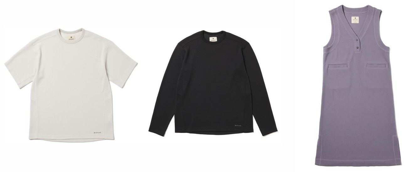 スノーピーク、速乾・保温を両立したアパレル「Dry Thermal」シリーズ 