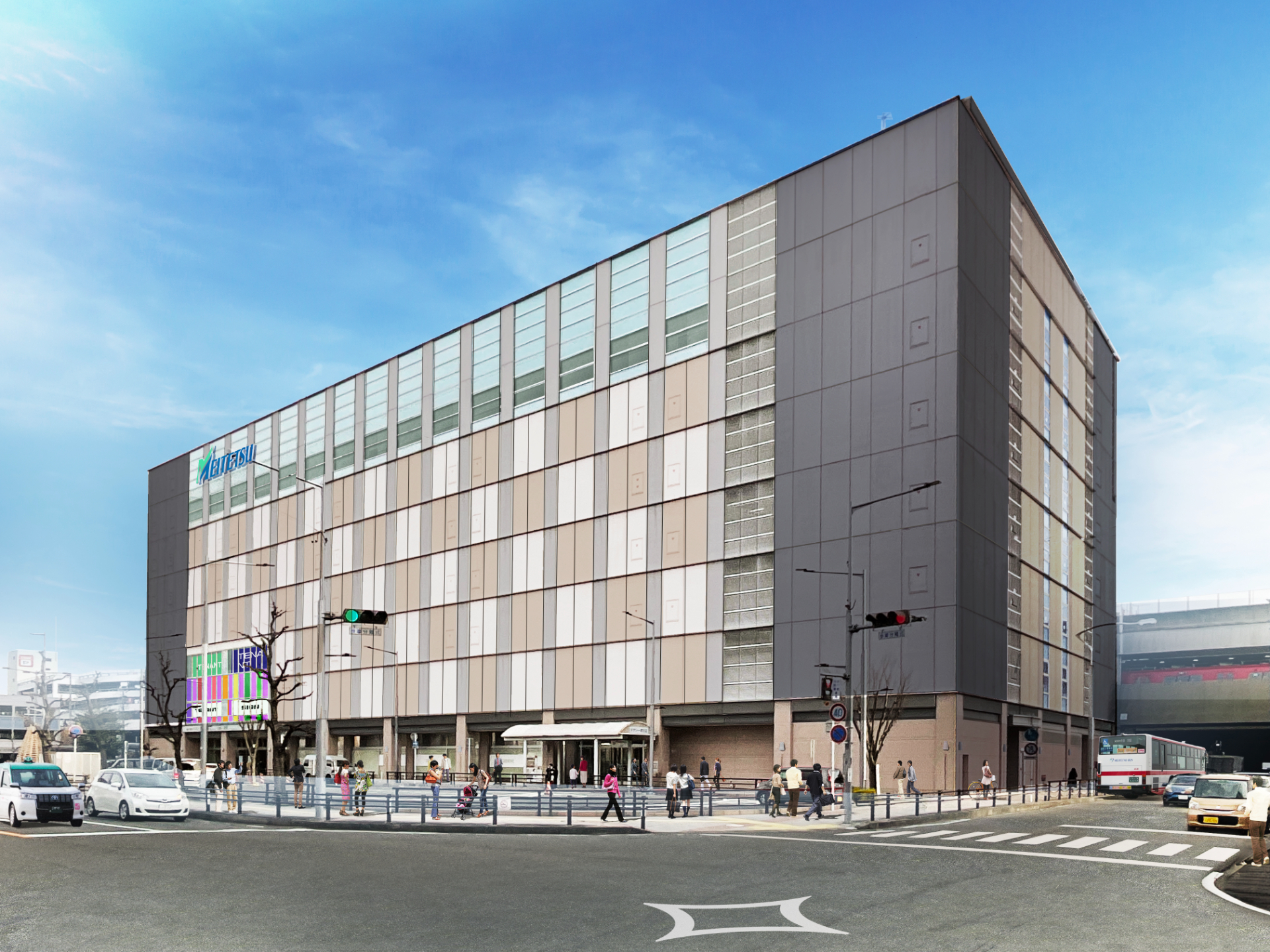 名鉄一宮駅「イチ＊ビル」一部テナント発表。ロピア/ダイソー3ブランド