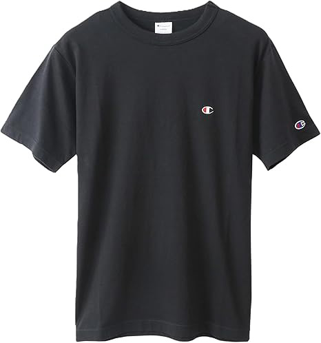チャンピオンの無地Tシャツが46％オフ。胸と袖に刺繍のワンポイント