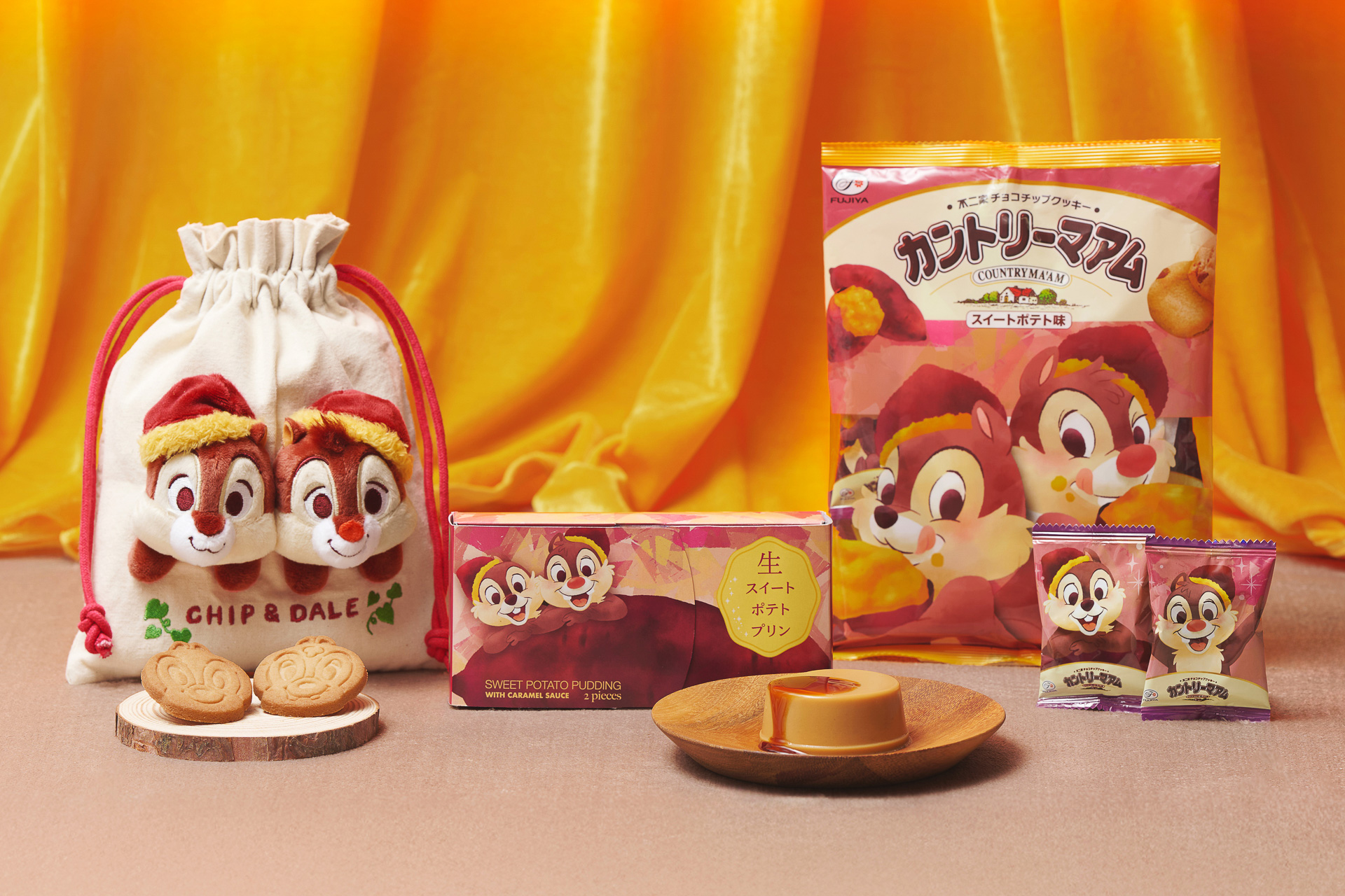 ディズニーストア、チップとデール×おいもスイーツ発売。チップスに