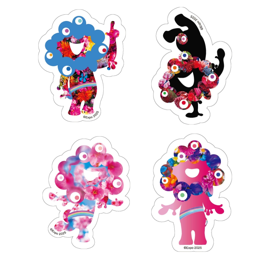 【新品未開封】Better Co-Being 蜷川実花 ミャクミャク ステッカー 蜷川実花デザインのミャクミャクステッカー、「Better Co-Being