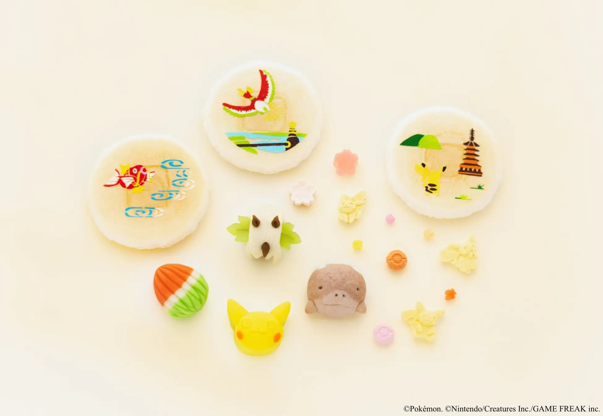 【超希少】ボケモンキューブ 当時物 明治製菓 七條甘春堂「ポケモン京菓子」通年販売を開始。ピカチュウ/ドオーほか