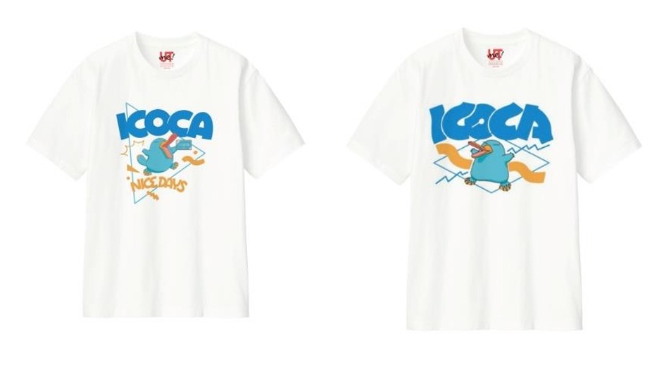 ユニクロ、ICOCAのイコちゃんTシャツ＆トート。UNIQLO UMEDA/ルクア