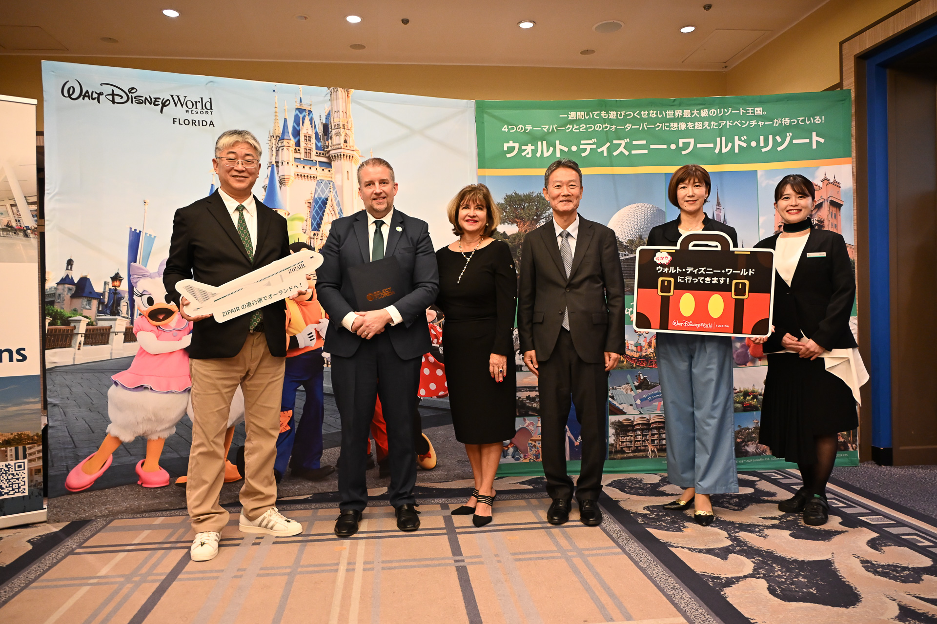 ディズニーとZIPAIRがタッグ、日本初のフロリダ州オーランド直行