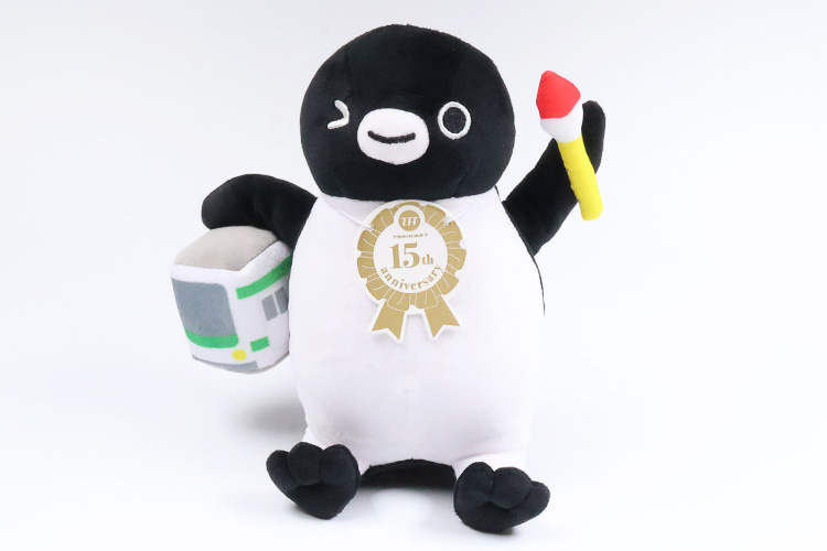 Suicaのペンギン、どアップの名刺ケースやぬいぐるみ発売。TRAINIARTの