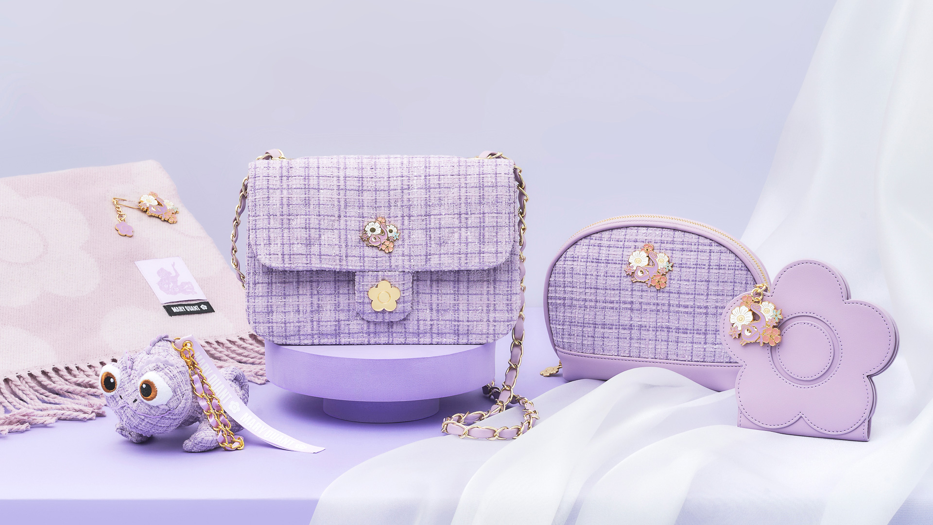ディズニーストア、MARY QUANT×ラプンツェル発売！ ラベンダーカラーの
