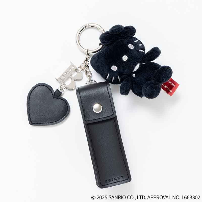 本日発売！ 黒いハローキティの「リップチャーム」セブン限定。ハート