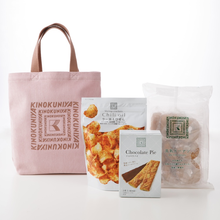 紀ノ国屋、2026年初売り限定“コーデュロイバッグ”お菓子詰め合わせ 