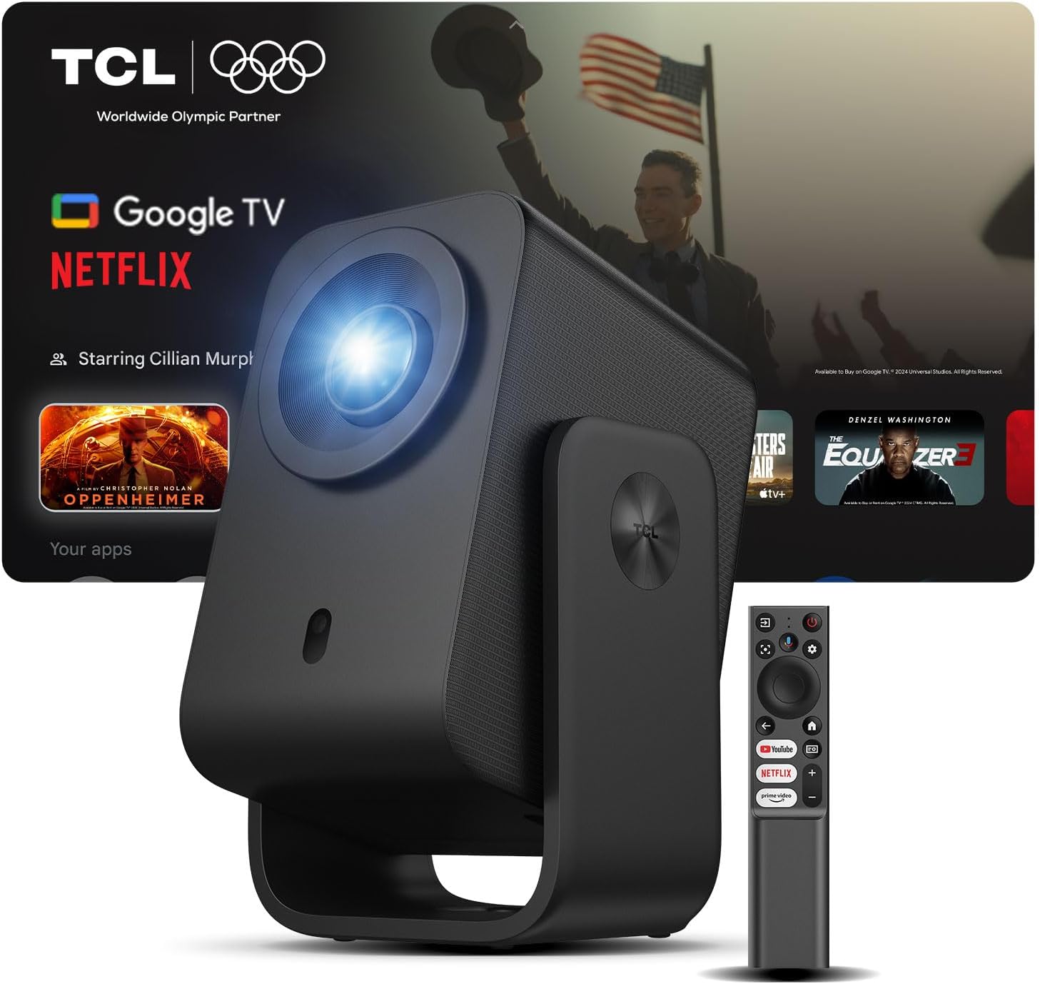 TCL Google TV プロジェクター 本体 TCL C1 TCLのモバイルプロジェクター「C1」が31％オフで2万5000円。どこでも