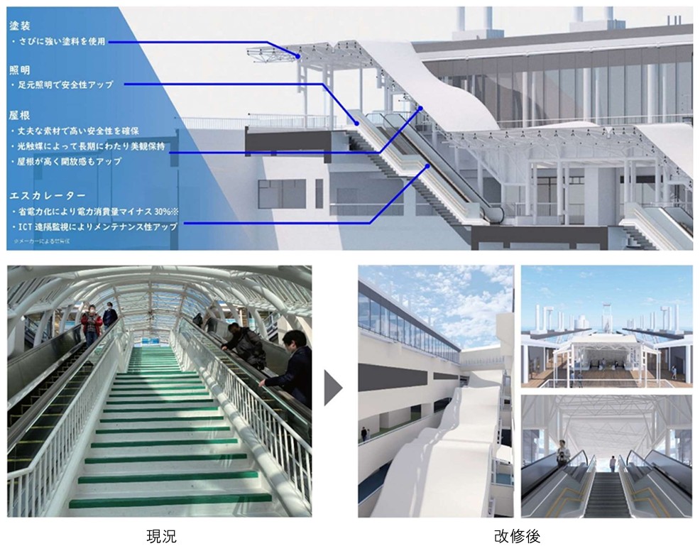 海ほたるPA、2026年1～4月は上り1階大型駐車場が一部縮小。路線バス