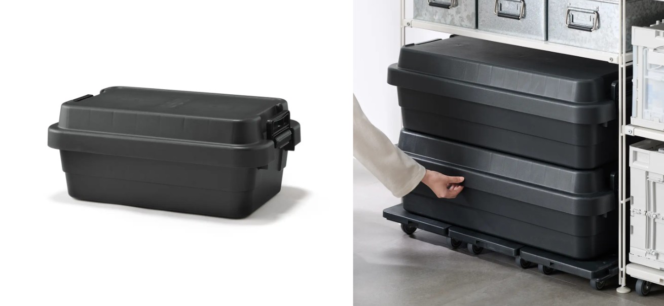 無印良品「頑丈収納ボックス」に浅型タイプ登場。自動車バンパーの再生