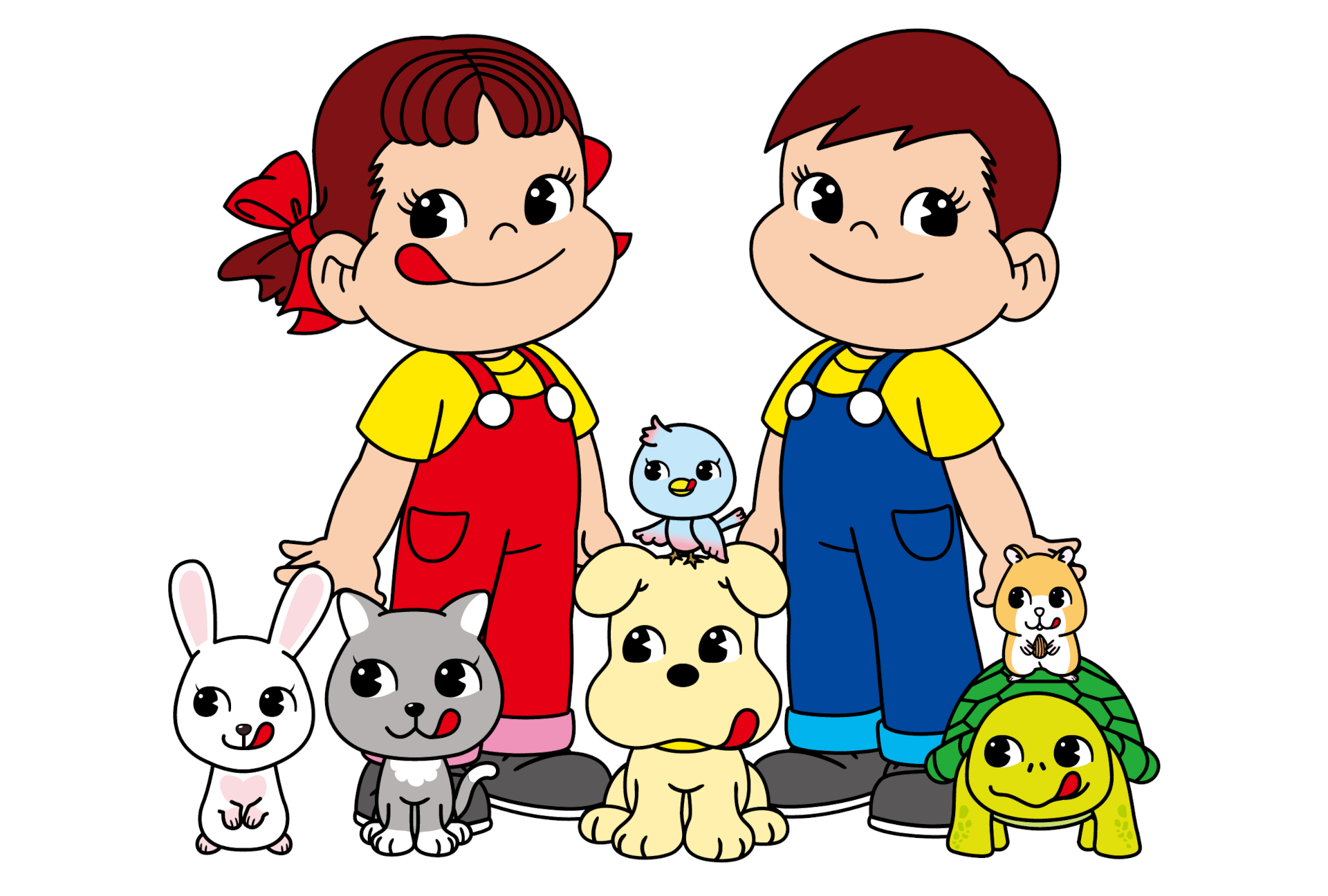 不二家、約30年ぶり新キャラクターは“動物たち”。京王百貨店 新宿店で