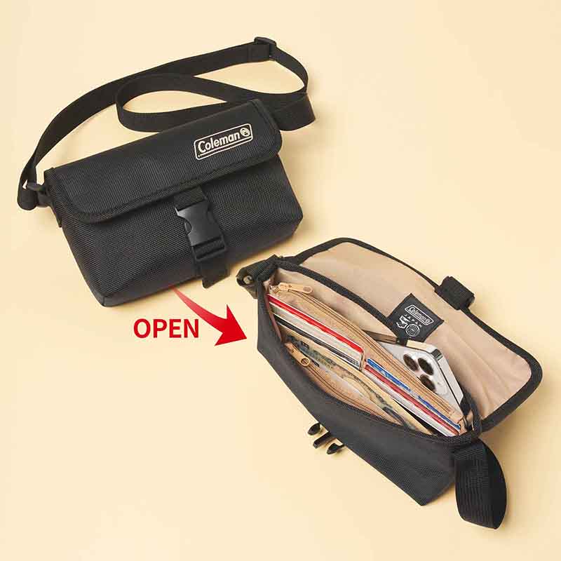 本日発売「コールマン」お財布ショルダーバッグ付録、MonoMax 3月号