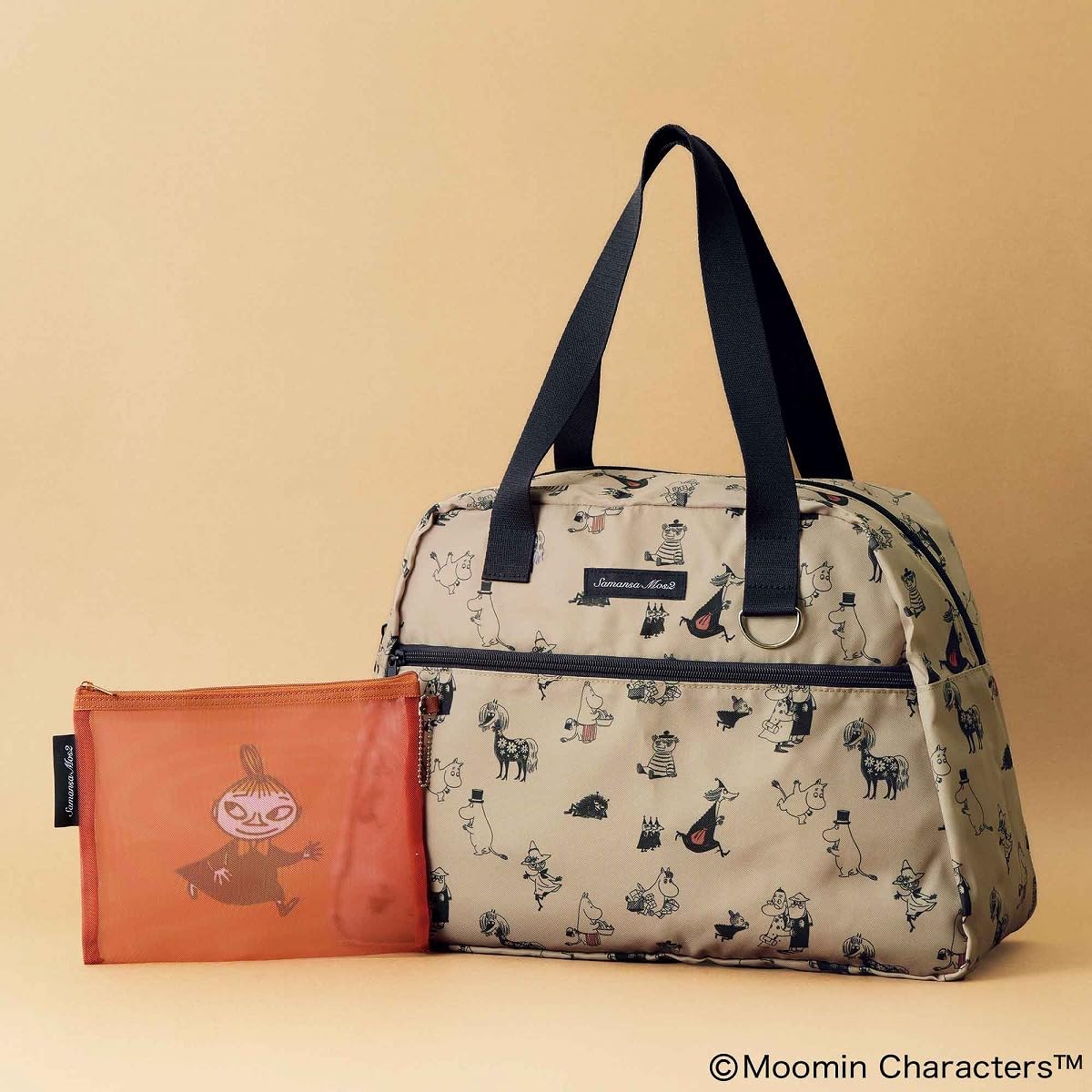 本日発売！ ムーミンと「Samansa Mos2」のボストンバッグ＆ポーチ付録