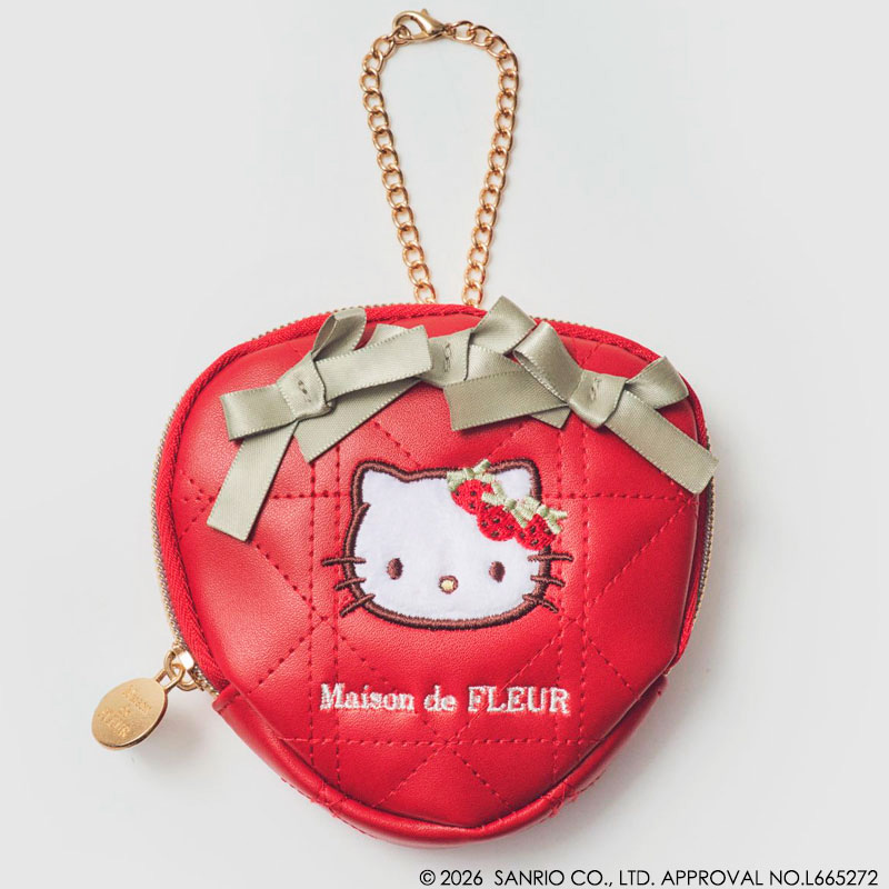 宝島社、ハローキティ×Maison de FLEUR「いちごチャーム」本日発売