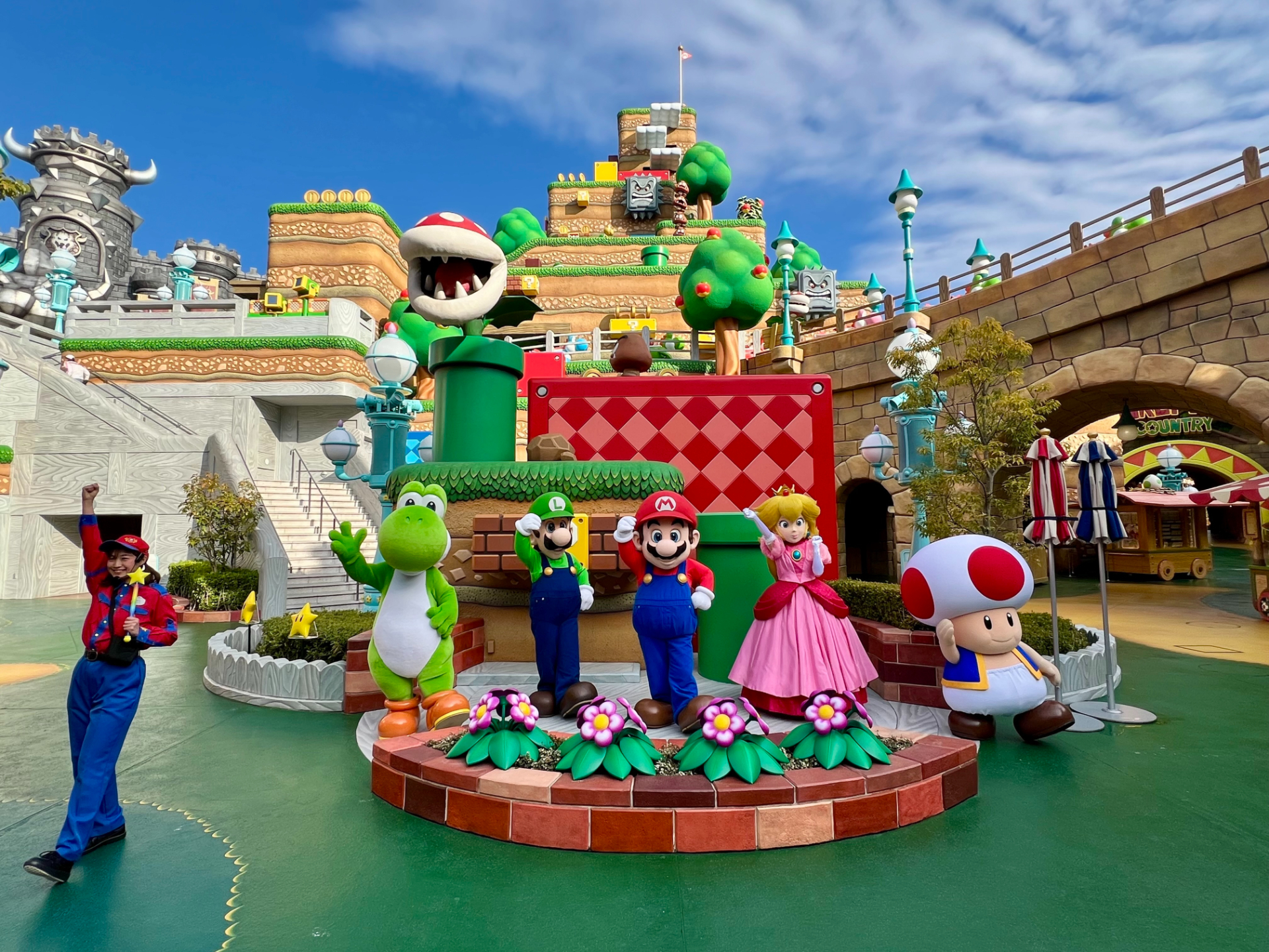 USJ、マリオやヨッシーがキノコ王国を行進！ 「スーパー・ニンテンドー