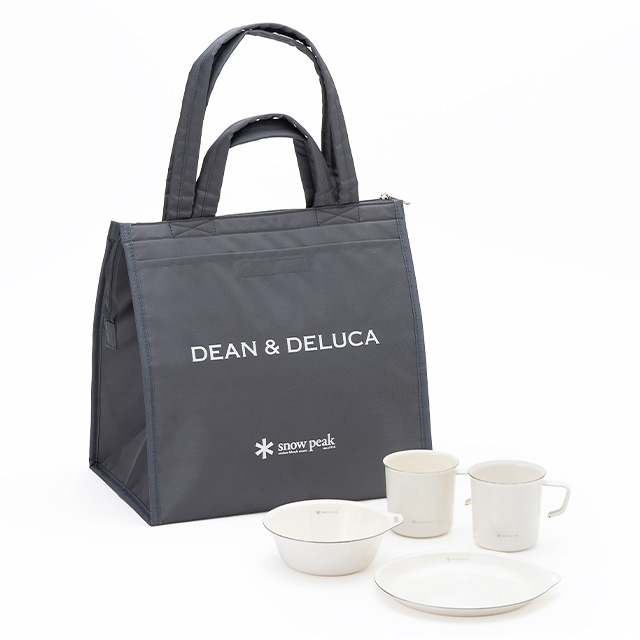 DEAN＆DELUCAのクーラーバッグとホーローマグ＆ボウル・プレート