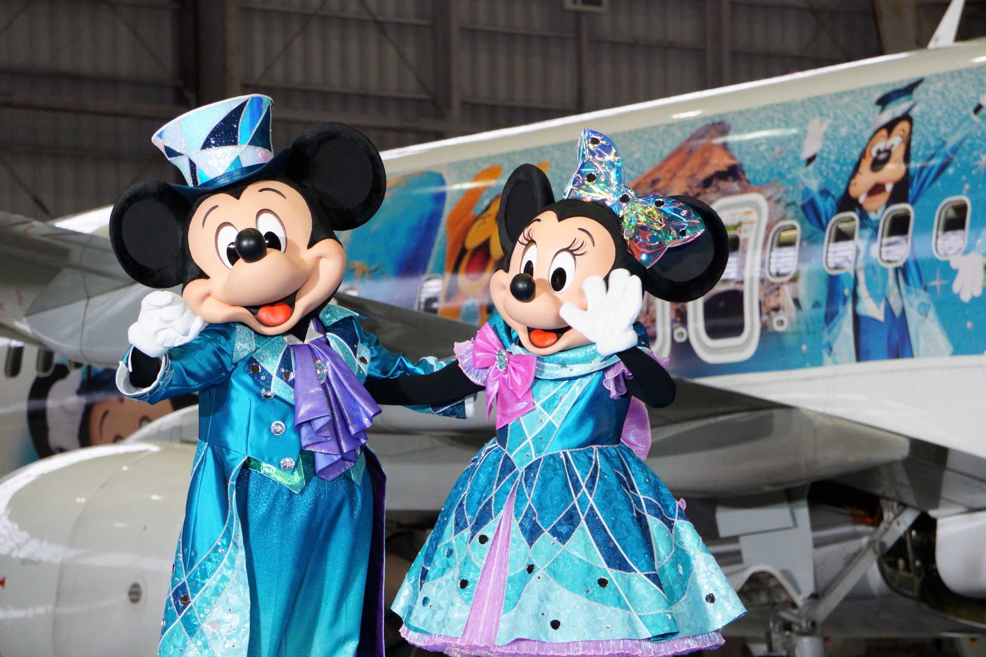 JAL Jubilee Express」就航イベントにミッキー登場！ ディズニーシー25