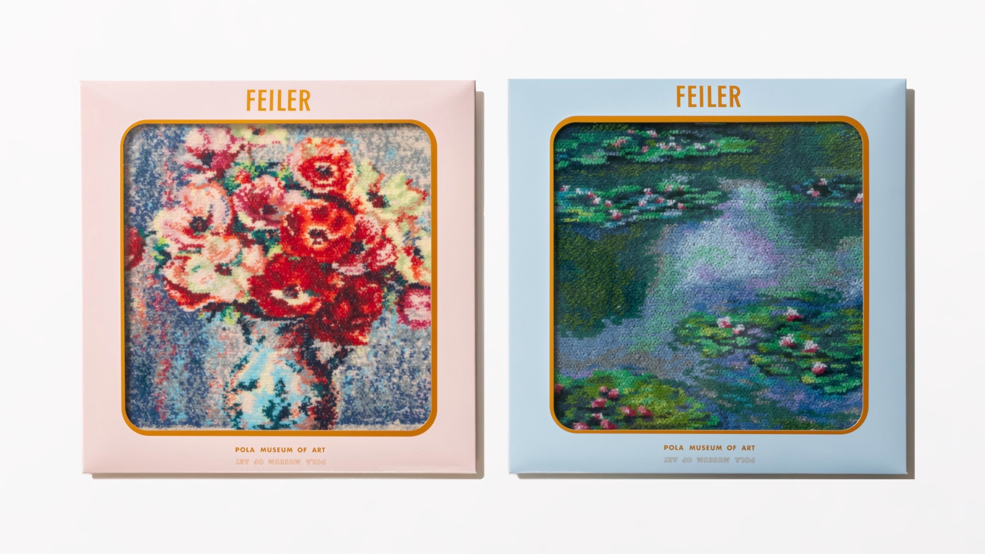 フェイラー、モネ＆ルノワールの絵画ハンカチを6月17日発売。箱根