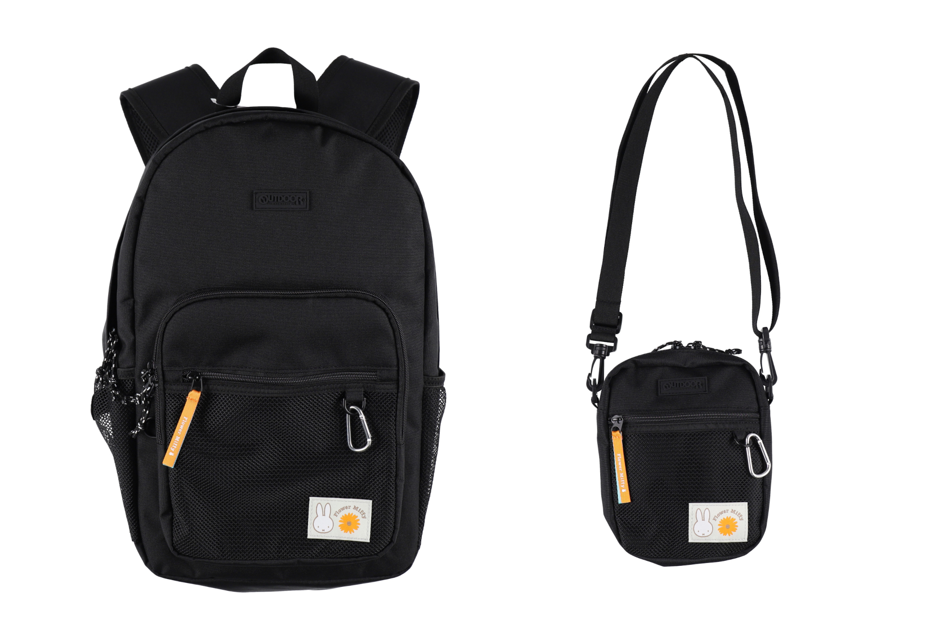 ミッフィー×OUTDOOR PRODUCTS、お出かけバッグ2種。内側のマーガレット 