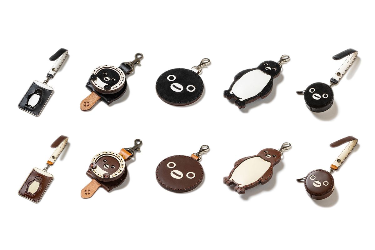 オジャガデザイン×Suicaのペンギン、手縫いレザーのパスケース/ミニポーチ/キーホルダーほか