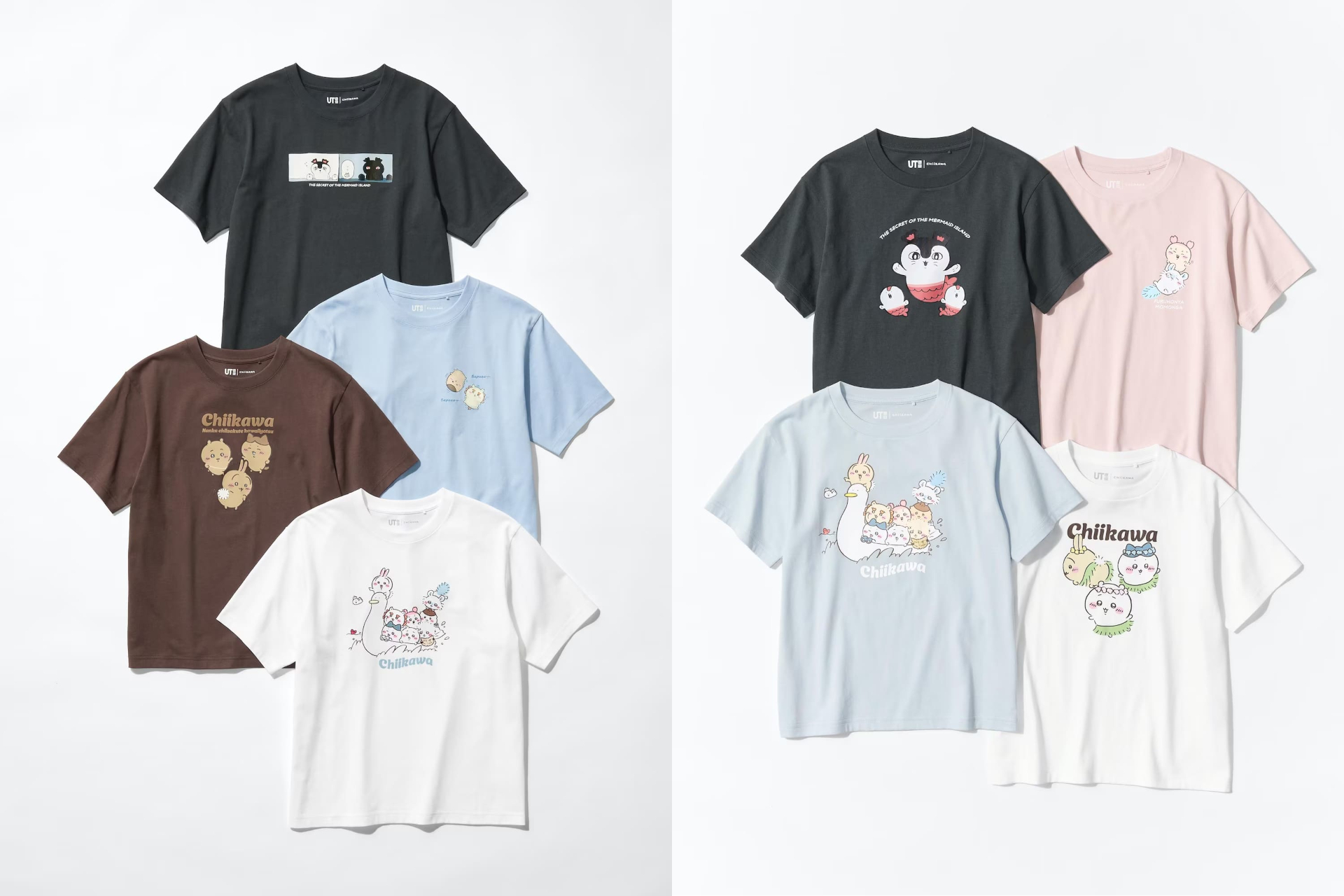 ユニクロ、「ちいかわ」Tシャツ本日発売。夏映画に登場するセイレーン