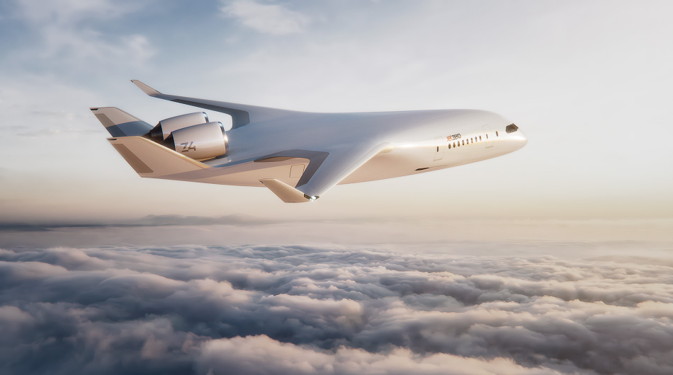 JAL、翼胴一体の次世代旅客機「Z4」の運航・整備・設計で協業。東京