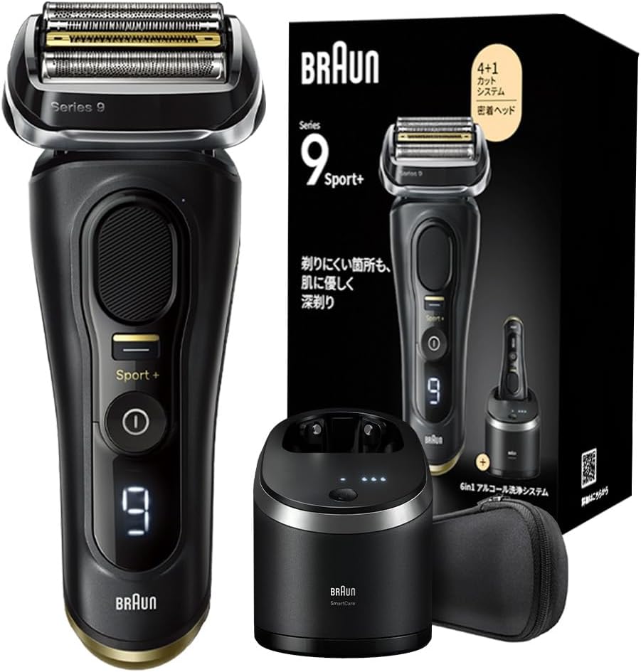 BRAUN Series 9 ブラウン 電気シェーバー　洗浄液 充電器付き ブラウンの電気シェーバー、シリーズ9 SPORT＋が48％オフで過去最安に