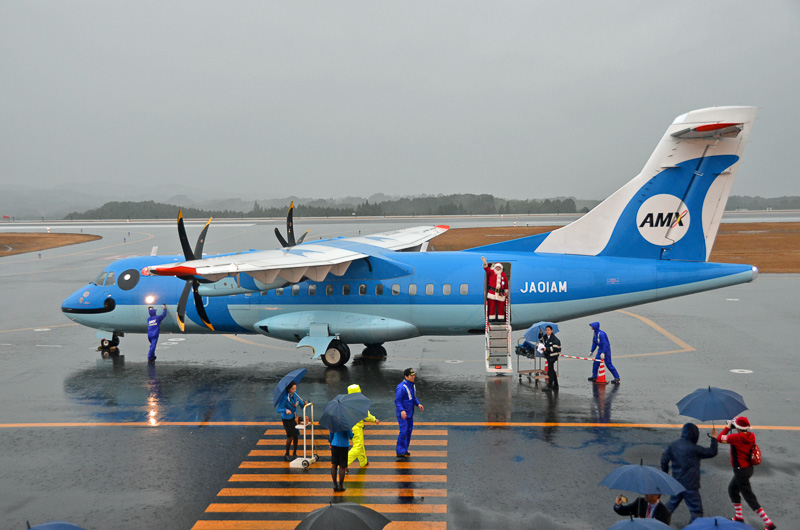 天草エアライン、ATR-42型機「新みぞか号」がデビュー 前日に
